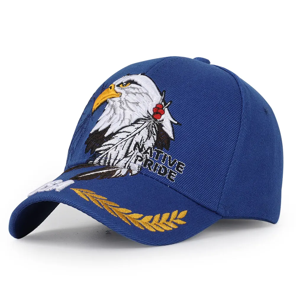 Новинка вышитая орла оригинальная Женская Бейсболка в США Мужская бейсболка с