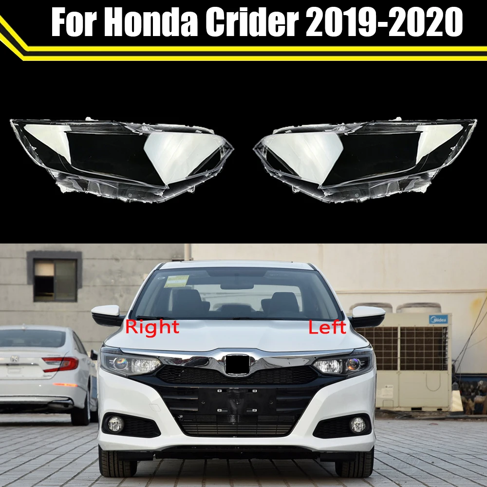 Car Front Headlight Cover For Honda Crider 2019 2020 Auto Headlamp Lampshade Lampcover Head Lamp Light Covers Glass Lens Shell