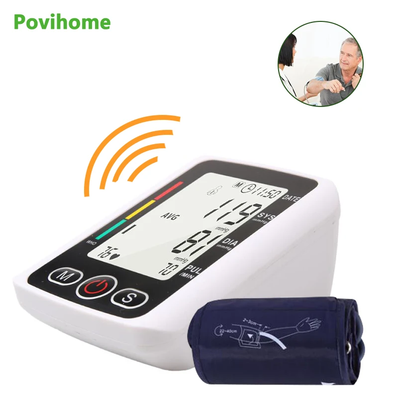 

Upper Arm BP Monitor LED Digital Blood Pressure Monitor With voice function Intelligent Sphygmomanometers Home Medical Equipment
