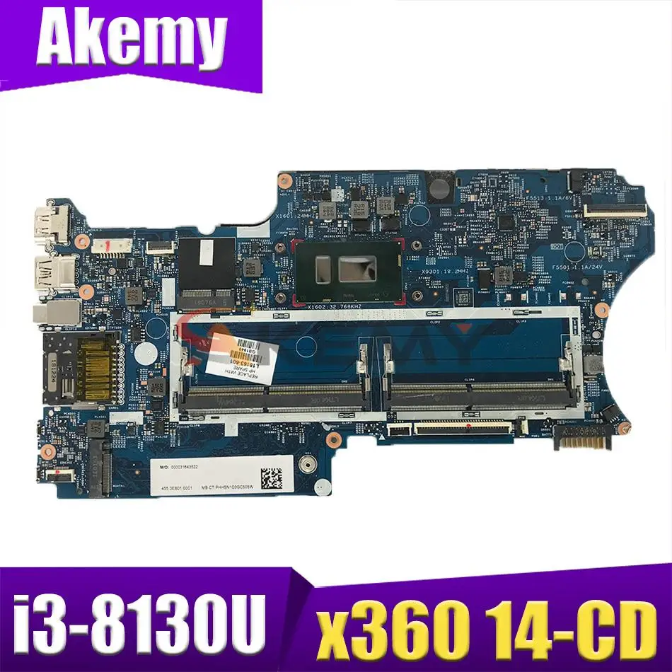 

Материнская плата для ноутбука HP X360 14-CD 14M-CD L18175-601 с SR3W0 L18175-001 448.0E808.001B DDR4 MB 100% протестирована