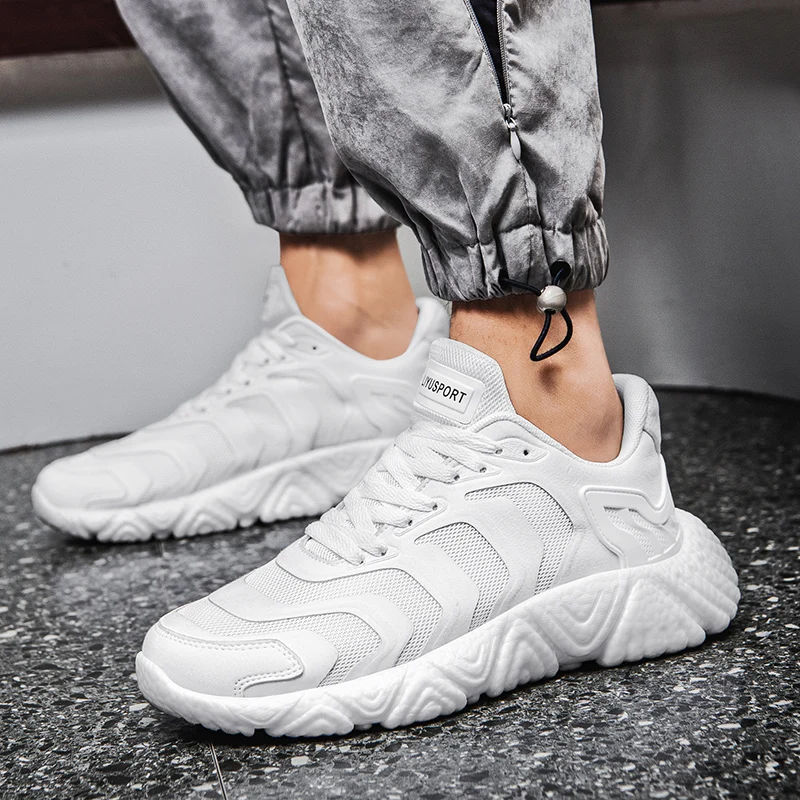 

Новинка 2021, мужские кроссовки для бега, дышащая Нескользящая удобная обувь resistan, сетчатая спортивная обувь для бега, спортзала, улицы