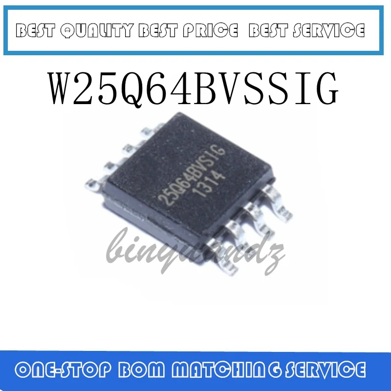 

10PCS~20PCS W25Q64B W25Q64BVSSIG SOP-8