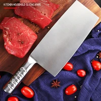 4cr13mov stainless steel chinese cleaver chopping kitchen knife chef butcher knives fish meat vegetables cutlery cooking tools