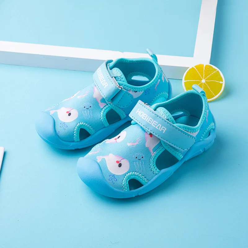 Летняя пляжная обувь 2020 повседневные сандалии для мальчиков и девочек Уличная