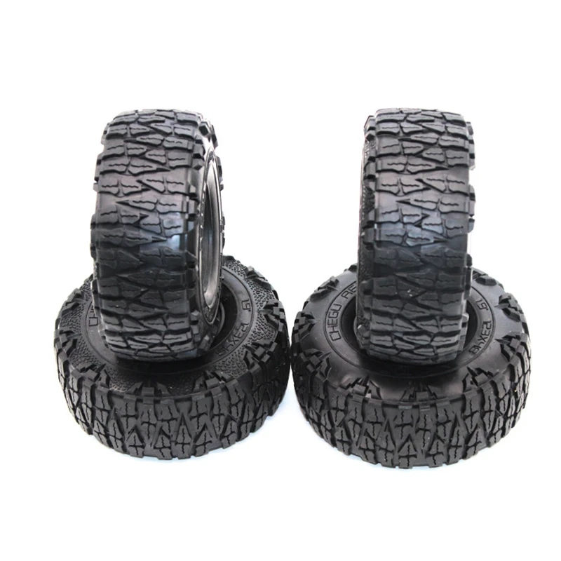 

4 шт. 1/10 RC Гусеничные Шины для D90 TRX4 SCX10 AXIAL KM2 RC автомобильные аксессуары 1,9 дюйма 12 м