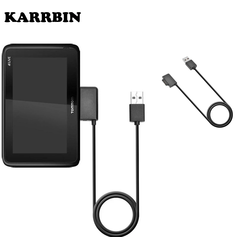 

Зарядное устройство KARRBIN USB, 1 м и кабель синхронизации данных и зарядки для TomTom GO 1000, 1005, 1050, 2505, 2535, кабель для GPS-навигатора, зарядное устройст...