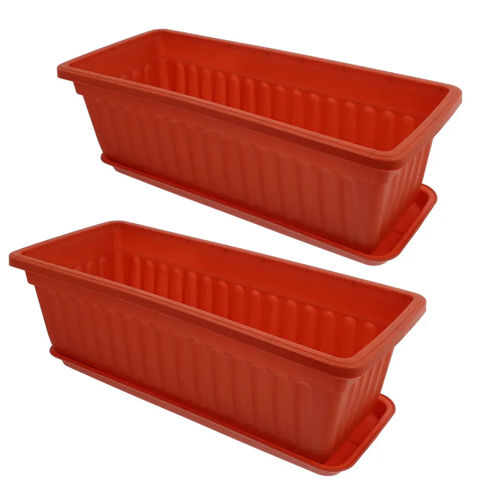 2 шт. прямоугольные горшки для растений|Цветочные и кадки| |