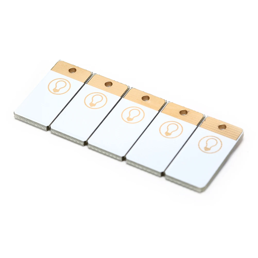 5 шт. мини карманные карты USB Мощность светодиодный брелок ночной Светильник 0 2 W