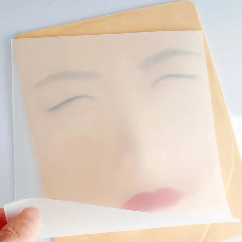 Искусственная кожа для татуажа бровей 20 шт. полуперманентный силиконовый глаз и