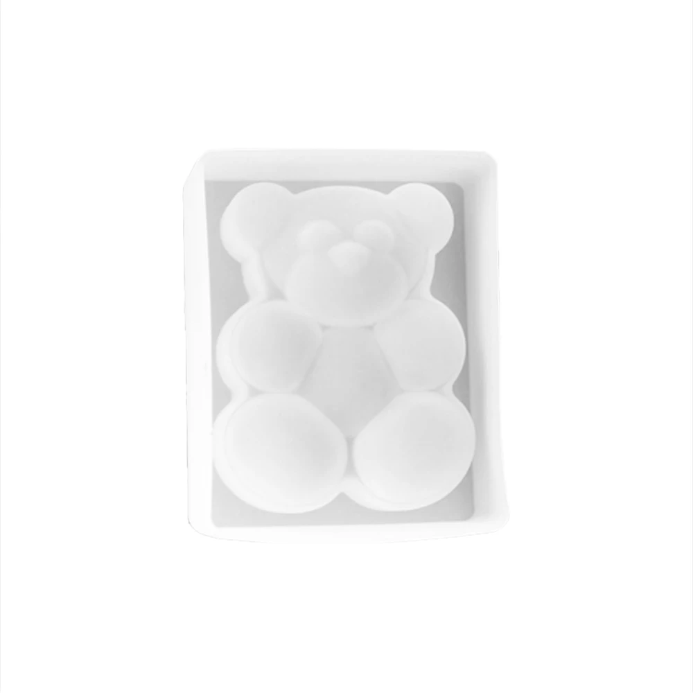 Медвежонок конфеты силиконовая форма в виде животного кабошона Kawaii УФ Смола