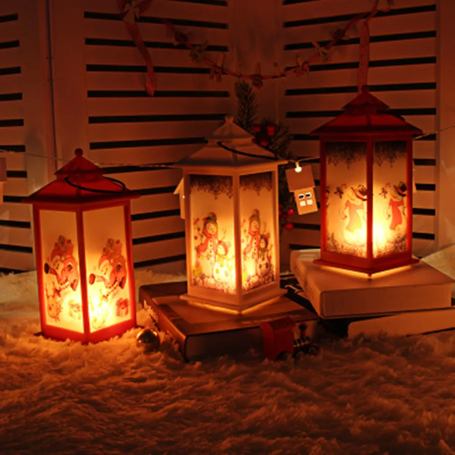 2019 светодиодный светильник на Рождество Хэллоуин Санта Клаус снеговик подвесные