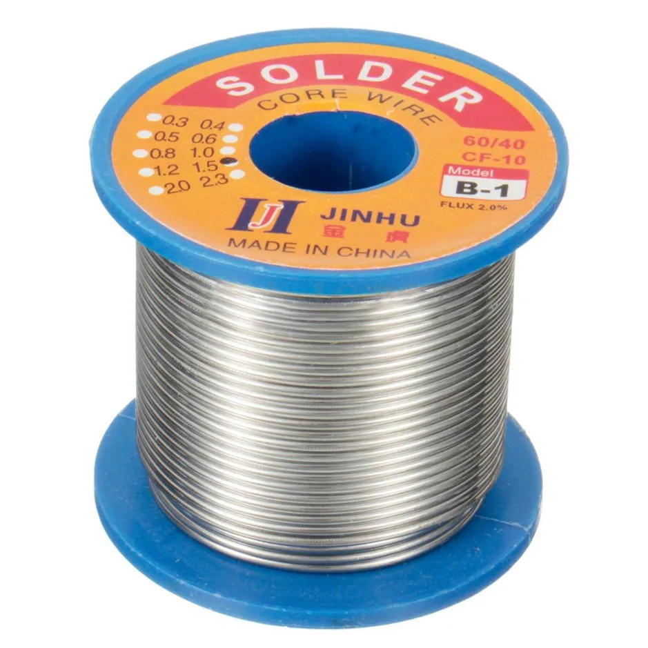 

Multifunction 250g 60/40 Rosin Core Solder Welding Iron Wire Tin Lead 2% Flux Reel Tube