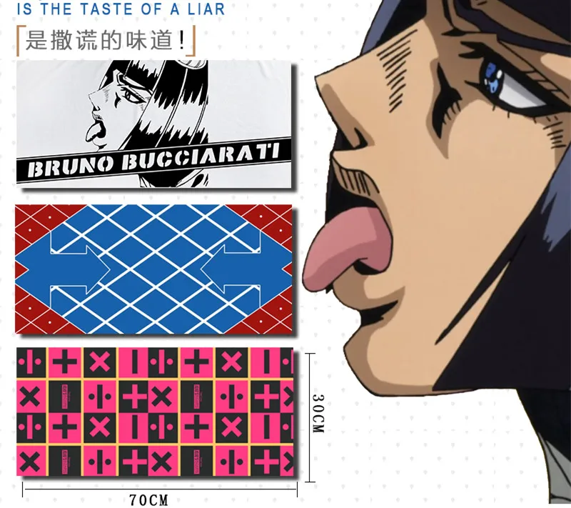 Косплей-аксессуар с принтом аниме невероятные приключения Джоджо | Тематическая