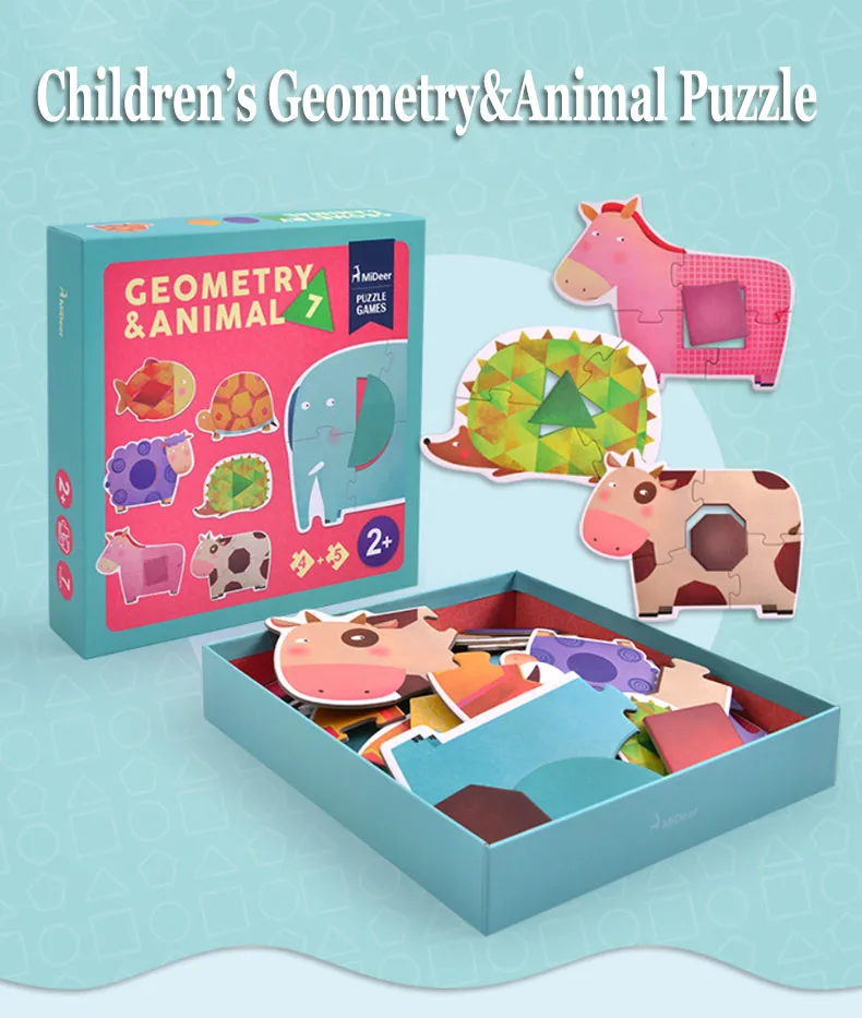 MiDeer Puzzle Kids Puzzles Educational Toys Children Toys Educational Paper Toys for Children Gifts > 3 Years Old