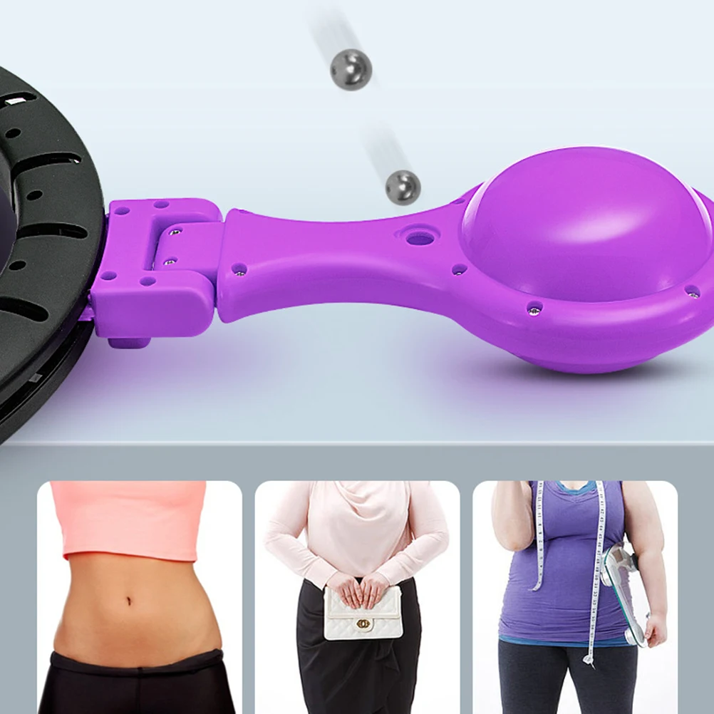

1PC Adjustable Waist Hoop Abdomen Thining Hoop Smart Counting Hoop Weight Losing Supply for Female Male without Battery