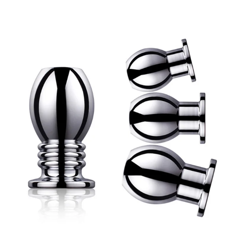 Из нержавеющей стали анальные штепсельные вилки клизмы массажер простаты гей