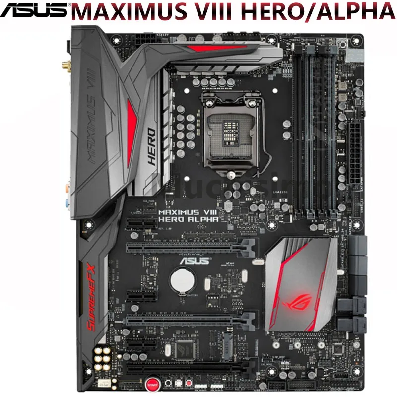 Billig Asus MAXIMUS VIII HERO/ALPHA Original Intel Z170 Motherboard LGA 1151 I7 I5 I3 DDR4 PCI-E 3,0 USB 3,0 SATA3 Desktop-Computer Verwendet
