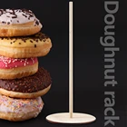 Декор для свадьбы, дня рождения, настенная подставка в виде пончиков, деревянная витрина для десертов и тортов, товары для рождественской вечеринки, Прямая поставка