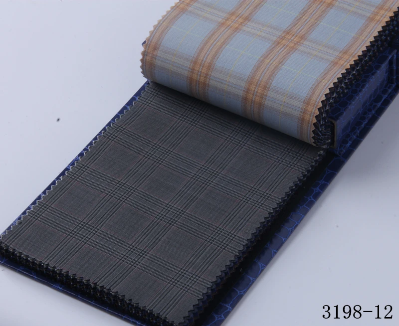 3198-12 На заказ, мужской костюм bespoke, двубортный, серый, в клетку, мужской свадебный смокинг, классический мужской свадебный костюм для мужчин - Цвет: 3198-12