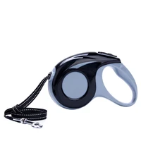 automatic retractable pet dog fiber leash at night led luminous automatic elastic hand grabbing rope pet supplies zd