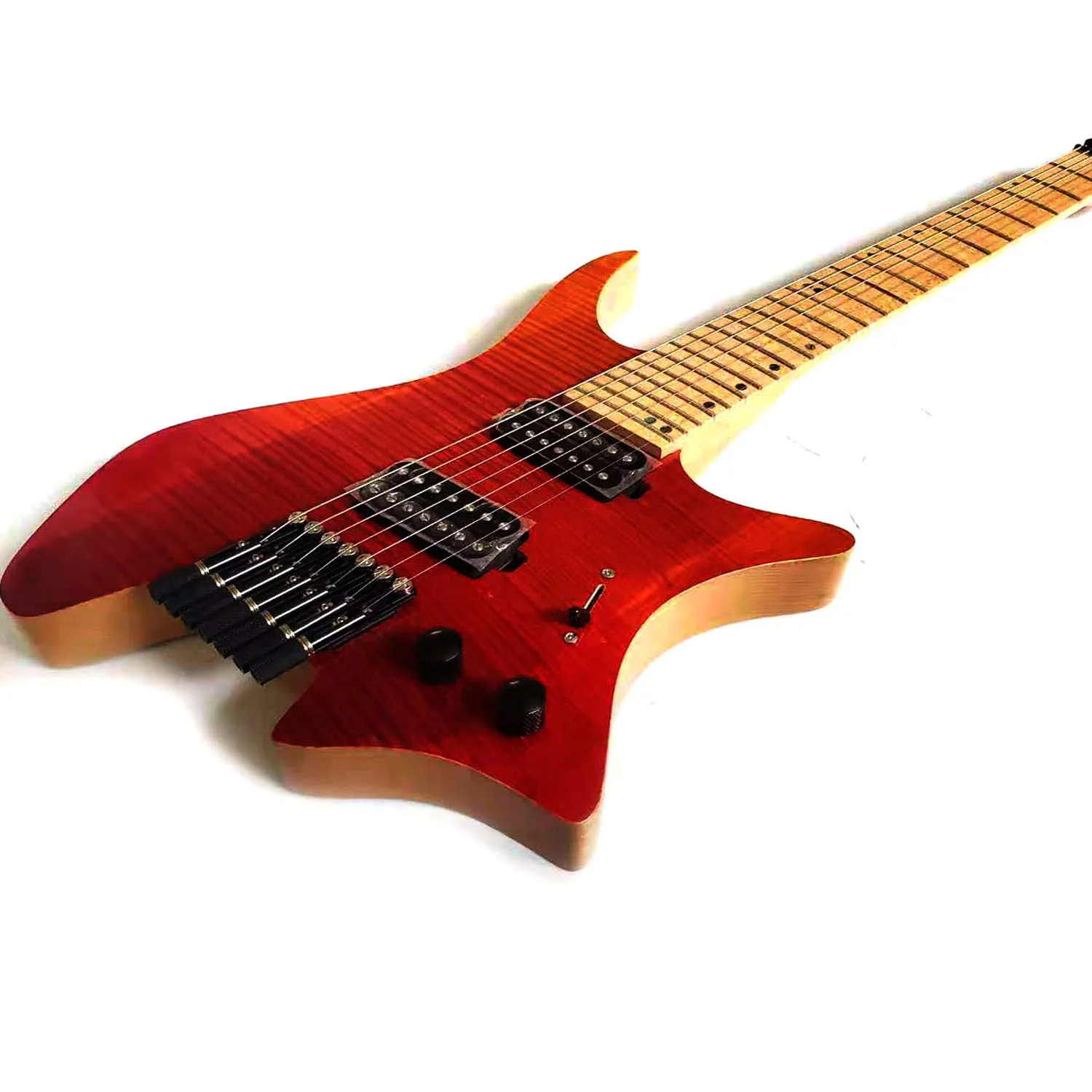 

OEM. Exclusive Production Of Musoo 8-String Sector Hand Headless Electric Guitar