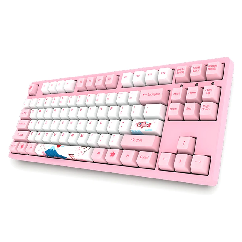 Игровая механическая клавиатура AKKO 3087 Cool 87 клавиш PBT usb type C Проводная игровая 1 мс