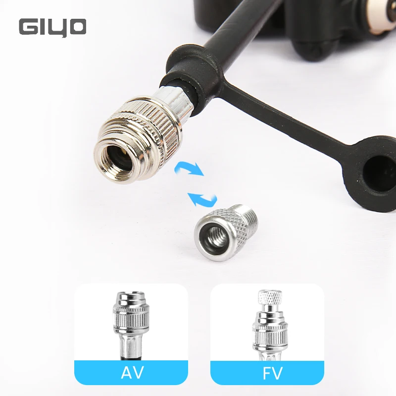 Giyo GS-41P 300psi Bicycle Shock Pump MTB Fork / Rear Suspension Pump Bicycle Air Hand Pump With Pressure Gauge Bike Inflator