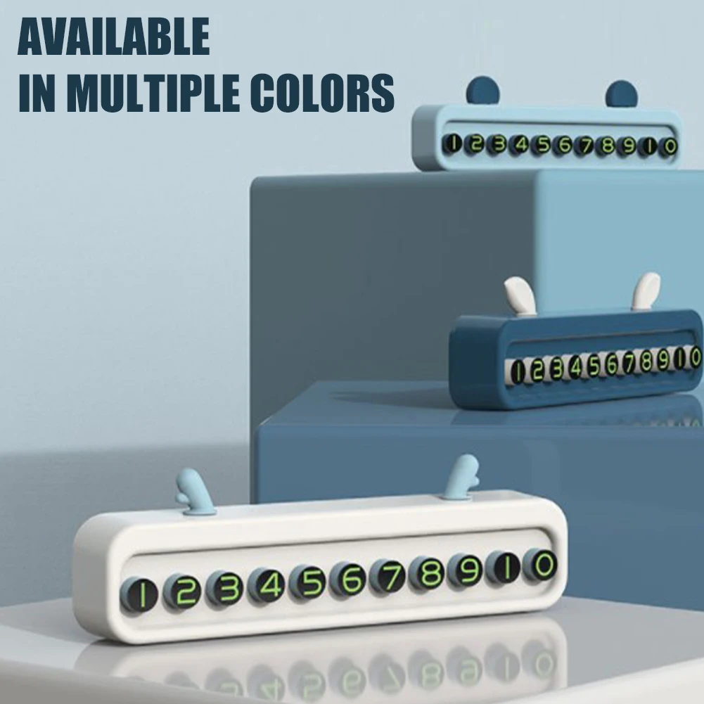 

Автомобильная карточка с номером телефона, временная номерная карта для парковки, карта с телефонным номером для автостоянки, автомобильны...