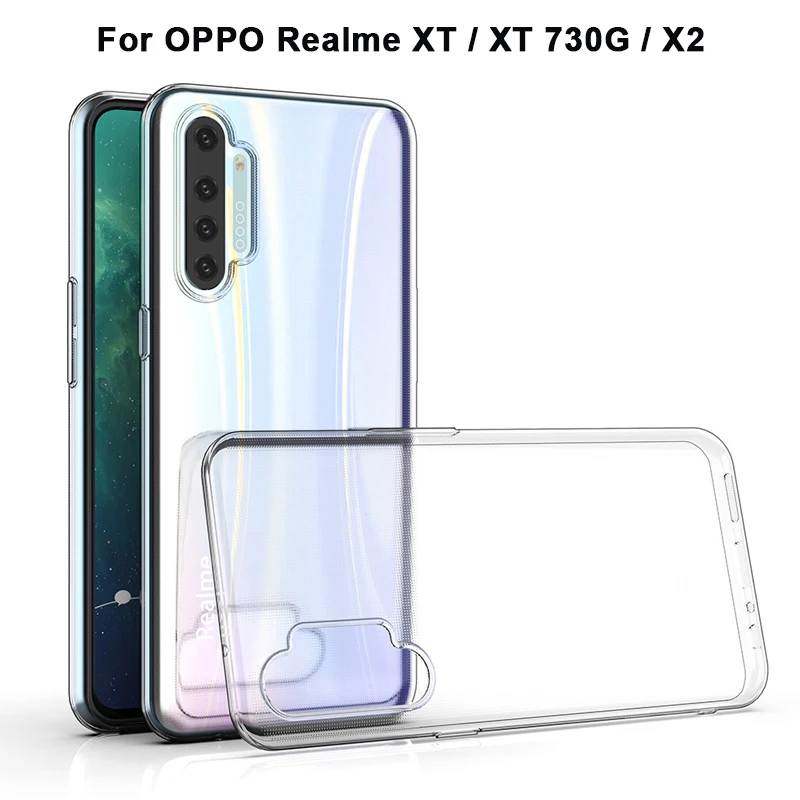 Для Oppo Realme XT X2 / 730G K5 6 4 &quotтонкий кристально прозрачный мягкий ТПУ чехол накладка