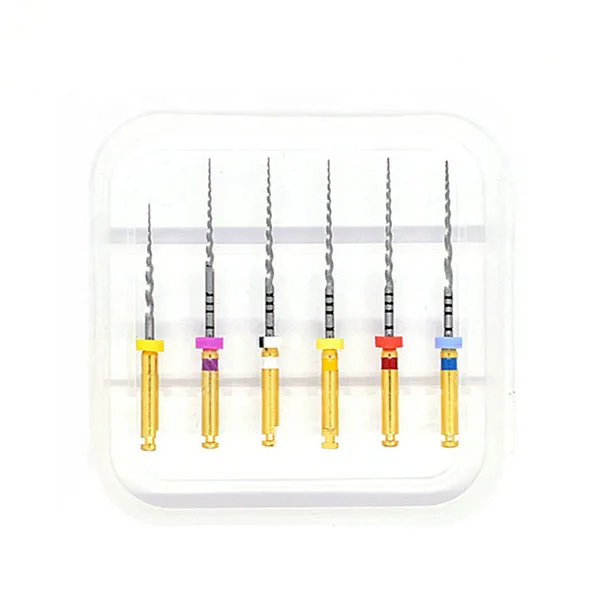 1box Sx-F3 25mm Стоматологический Maillefer NiTi Protaper универсальные файлы для использования двигателя роторный файл F4 F5 стоматологические отделочные файлы корневого канала стоматологический инструмент - Цвет: 1box Sx-F3 25mm