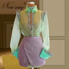 Новинка, Короткие коктейльные платья с бисером, вечернее платье, коктейльные платья Дубай от кутюр, 2021