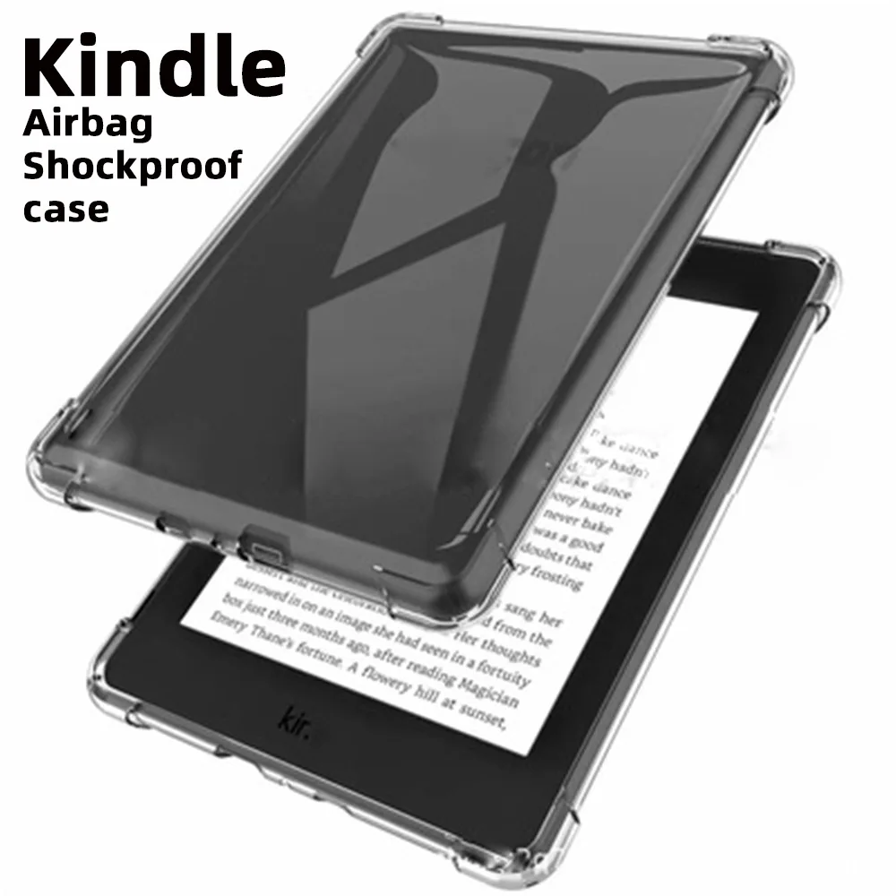 

Transparent Tablet Case for Amazon Kindle Paperwhite 4 HD10 Airbag All-inclusive Soft Protective Cover Oasis 23 Reader Shell