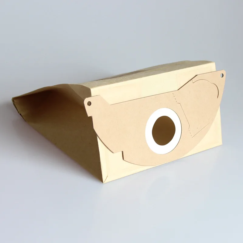 Bolsa de papel para aspiradora karcher SE 5.100,SE 6.100,2501,2601,3001,A 2120,NT 181 Pro,SE 2001,SE 3001, 10 piezas-4