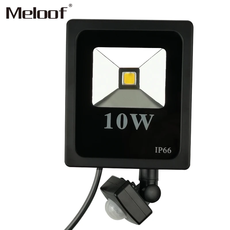 Светодиодный прожектор с датчиком движения 10 Вт 20 30 водонепроницаемый IP65