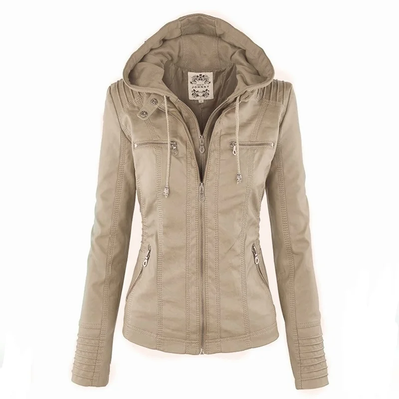 Женская теплая куртка с капюшоном Goth Готическая длинным рукавом верхняя одежда