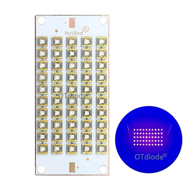 50W100W200W УФ Теплый Холодный белый темно-красного, зеленого и синего цвета cob-лампы светодиодный чип-диод фиолетовый УФ-клей сушка 3dprinter Комплектующие для самостоятельной сборки CREE Светодиодная лампа - Испускаемый цвет: UV-395-405nm