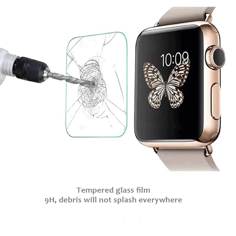 

For Apple Watch Glass Screen Protector Tempered Glass Protection for i watch 41mm 45mm44mm 38mm 42mm 40mm Cristal Protector flim