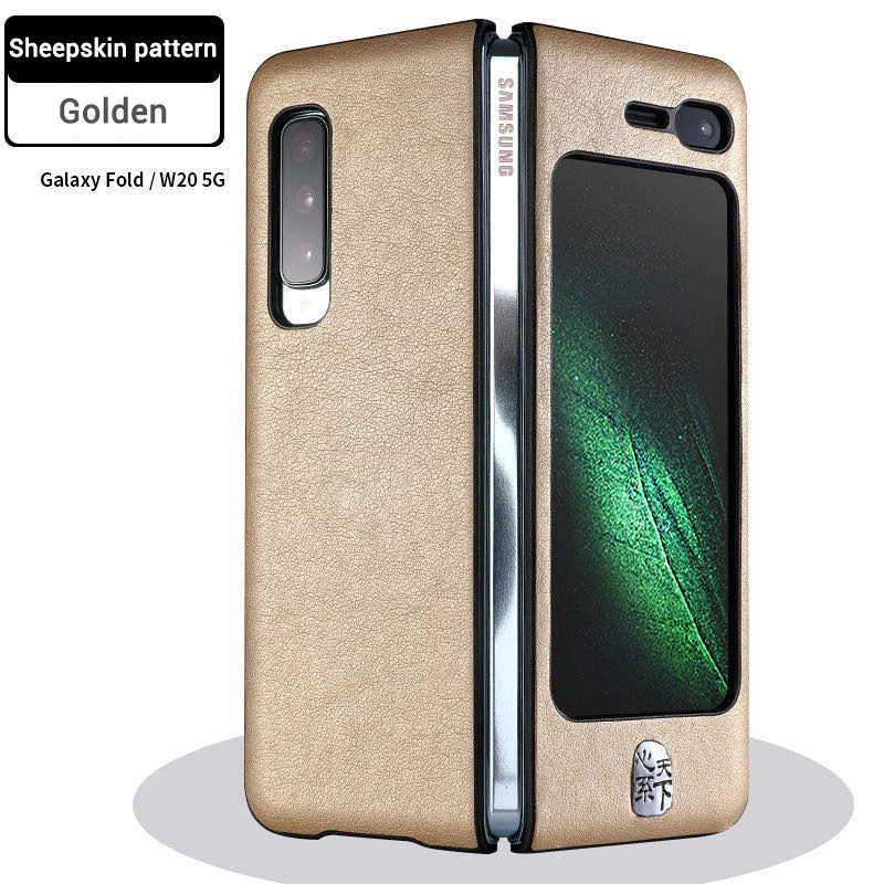 

Phone Case Protective Cover for Samsung W20/ W2020/ Galaxy Fold Luxury crocodile pattern PU Leather 360 Full Protection Case
