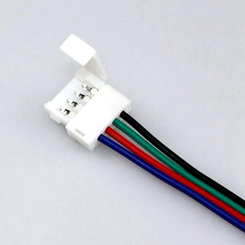 5 шт. 4 Pin коробка передач с разъем мужской/женский Светодиодные ленты иглы Разъем