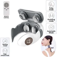 infrared heating electric neck massage device relaxation back body massage tools relief pain magnetic pulse cervical massager