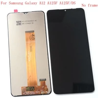 for samsung galaxy a12 a125 lcd touch glass full for repair phone display frame sm a125fdsn sm a125fds sm a125f sm a125u