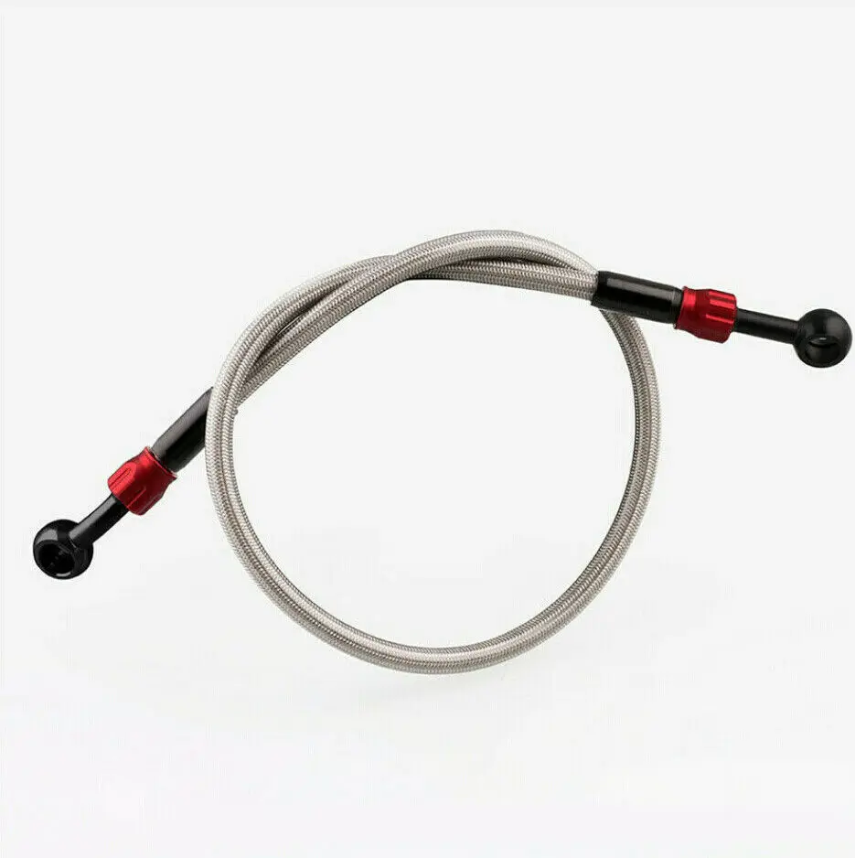 Алюминиевый + пластиковый Плетеный тормозной шланг для мотоцикла стальной