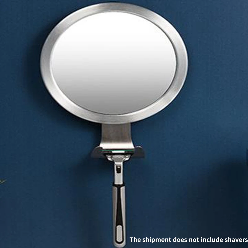 Shower Rearview Mirror with Razor Hook Perfect Fog-Free Shaving for Face View Strong Lock Suction Cup Not Suitable Family | Обустройство