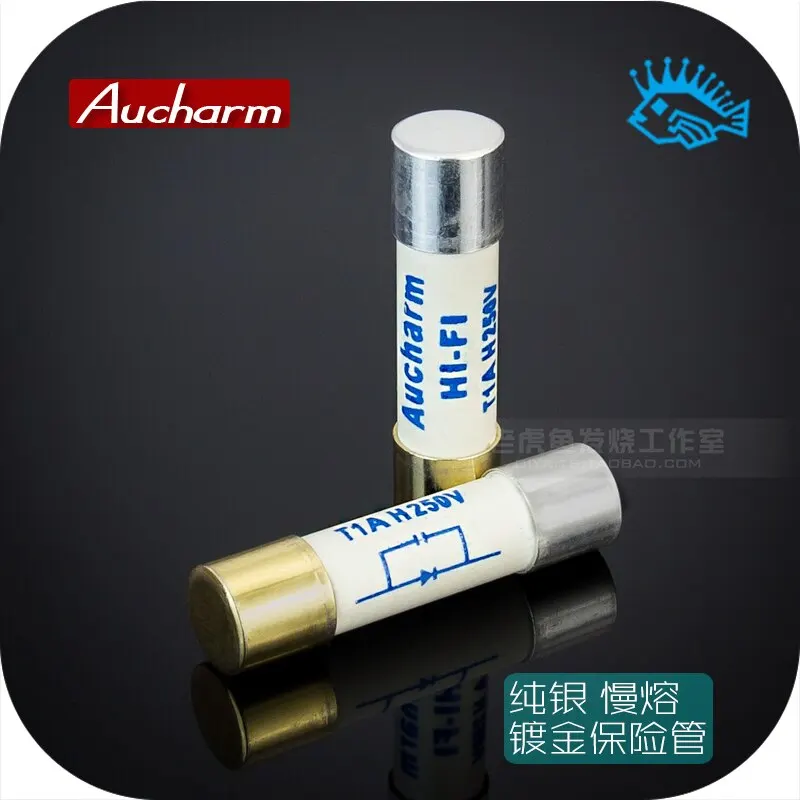 Плавкий плавильный предохранитель из стерлингового серебра с золотым покрытием