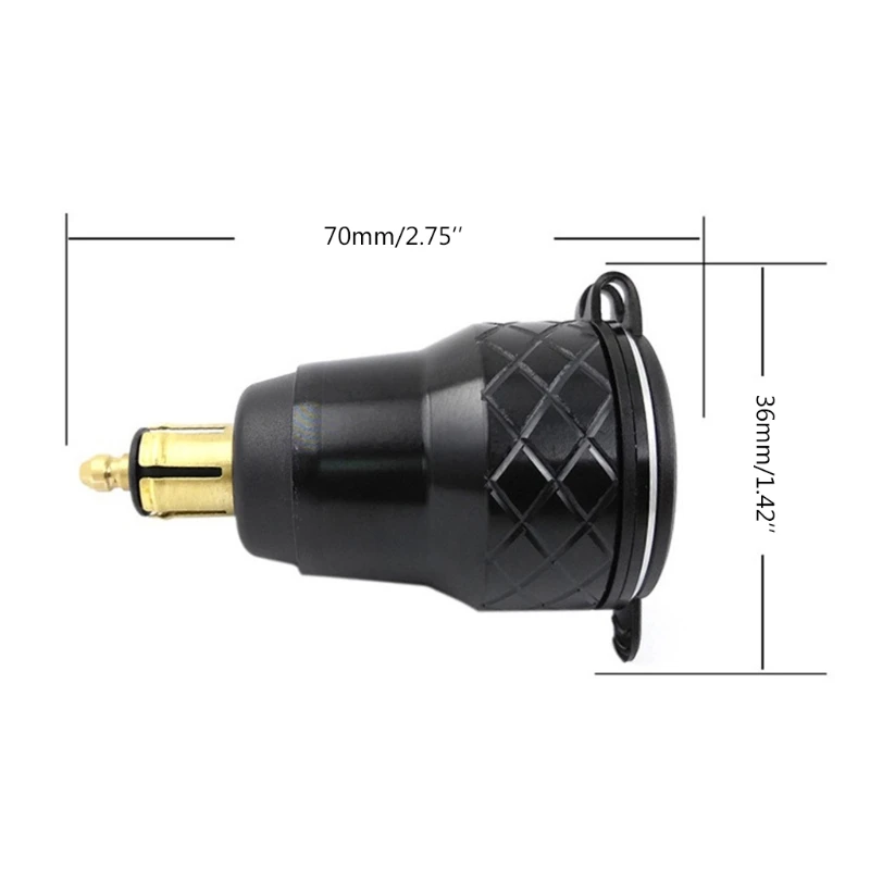 

Portable Quick Charge Motorcycle 3.0 Dual USB Charger Plug Socket LED Display 28GC