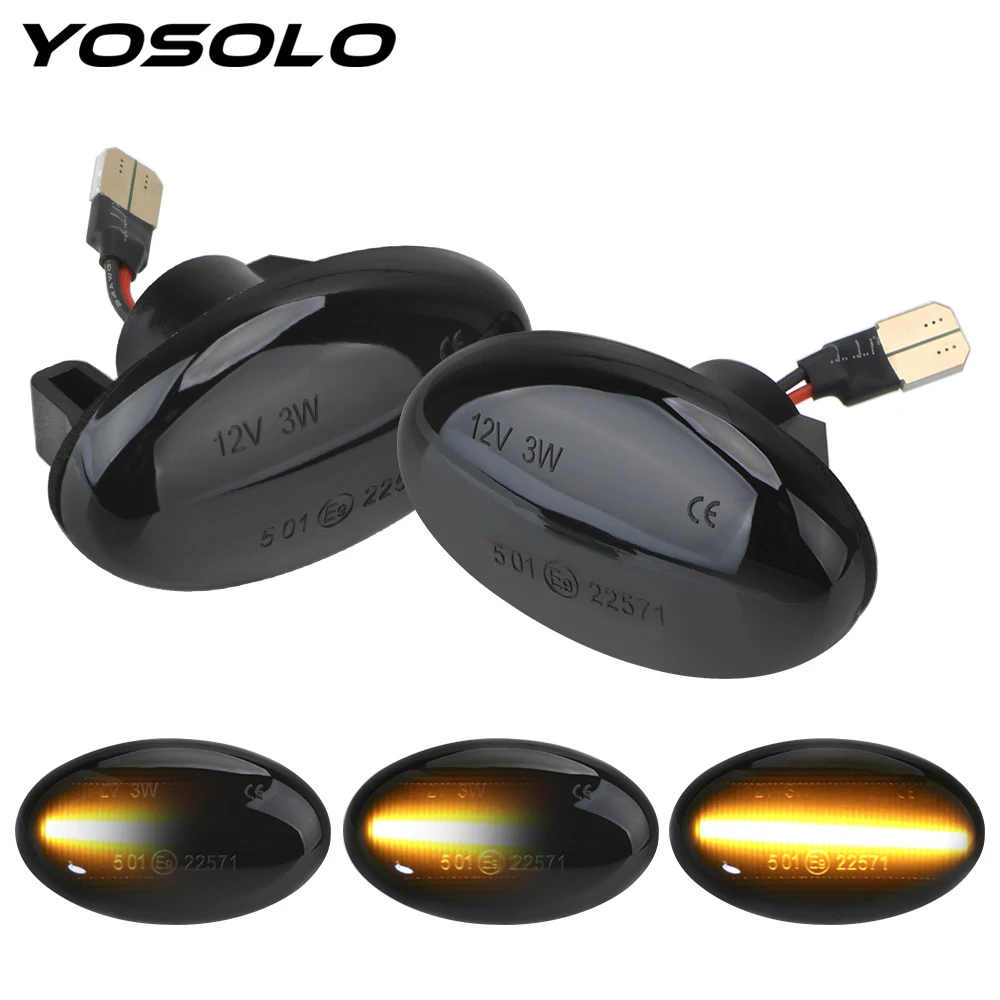

Car Dynamic LED Side Marker Flowing Water Signal Lights For Mercedes Benz Smart W450 W452 1998-2007 A-Class W168 Vito W639 W447