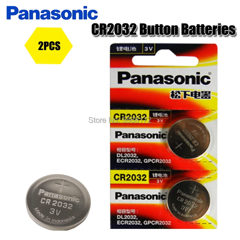 Кнопочные батарейки PANASONIC cr2032 3 в 2 шт. оригинальные новые для пульта управления
