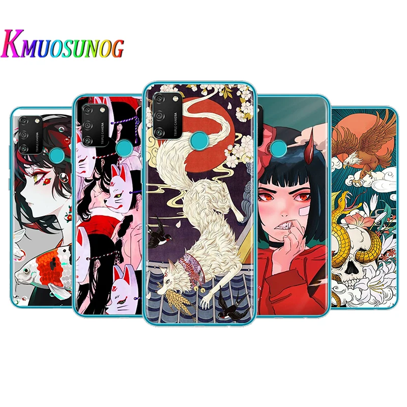

Transparent Cover Japanese Style Anime For Honor V30 View 20 V20 30i 30S 30 20S 20E 20i 20 Lite Pro Plus Phone Case