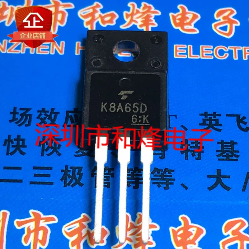

10PCS K8A65D TK8A65D TO-220F 650V 8A