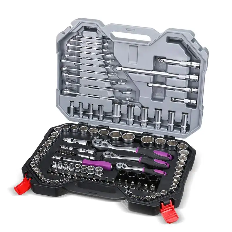Multifunction 120Pcs Auto Repair Tool Box Set Torque Ratchet Wrench Combo Tools Kit for Home Car Repairing Hand | Инструменты